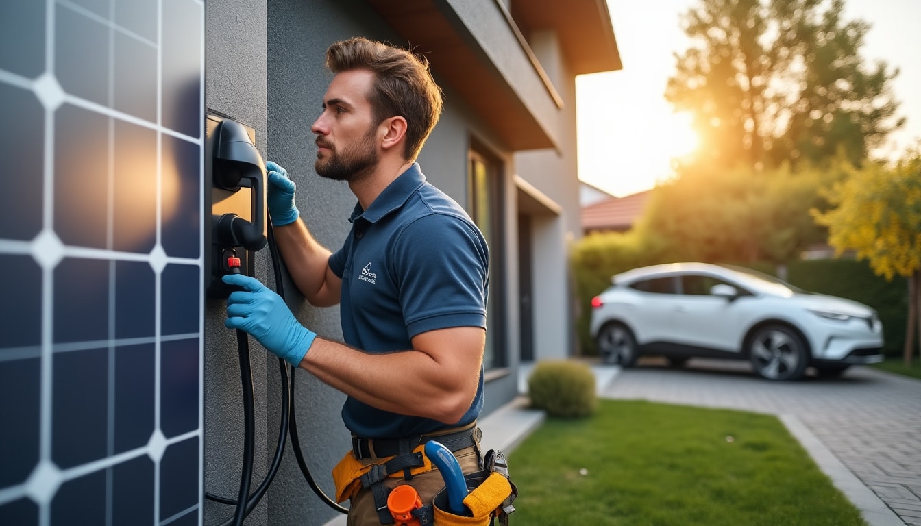 Illustration: Qui est le professionnel derrière l’installation d’une borne de recharge électrique ?