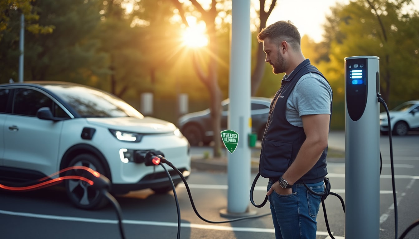 Illustration: Pourquoi respecter l’ordre de branchement entre la voiture électrique et la borne de recharge est crucial