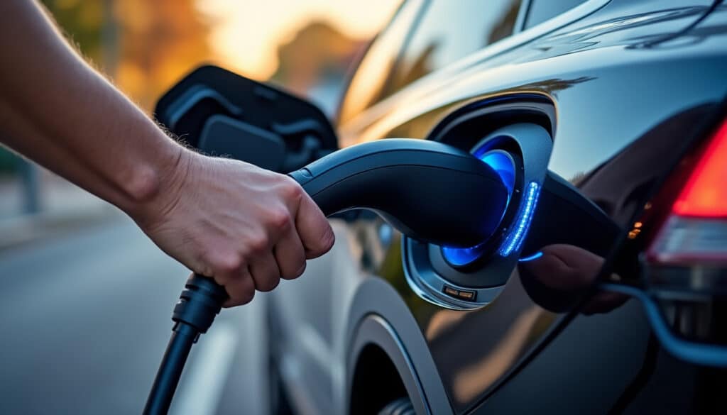 Ordre de branchement voiture électrique à la borne de recharge : guide sécurité