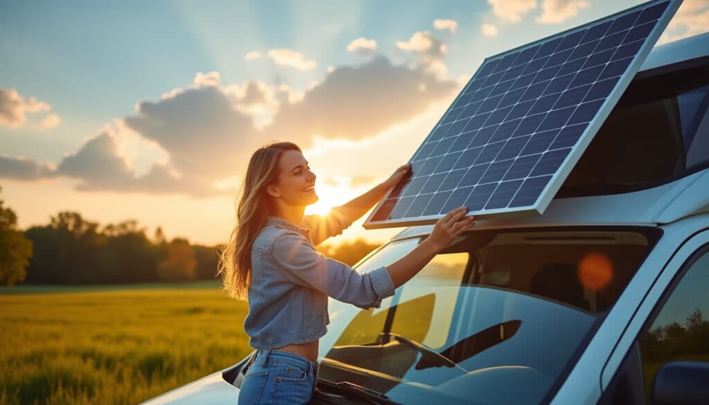 Panneau solaire souple de 200W : léger, performant et facile à installer