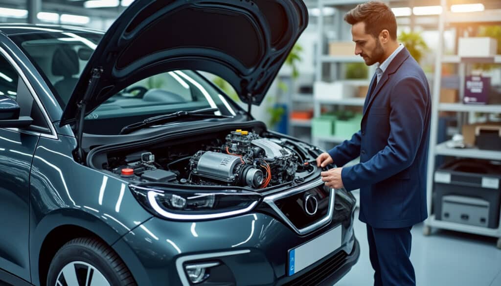 Voiture électrique avec moteur thermique pour recharger la batterie : avantages et fonctionnement