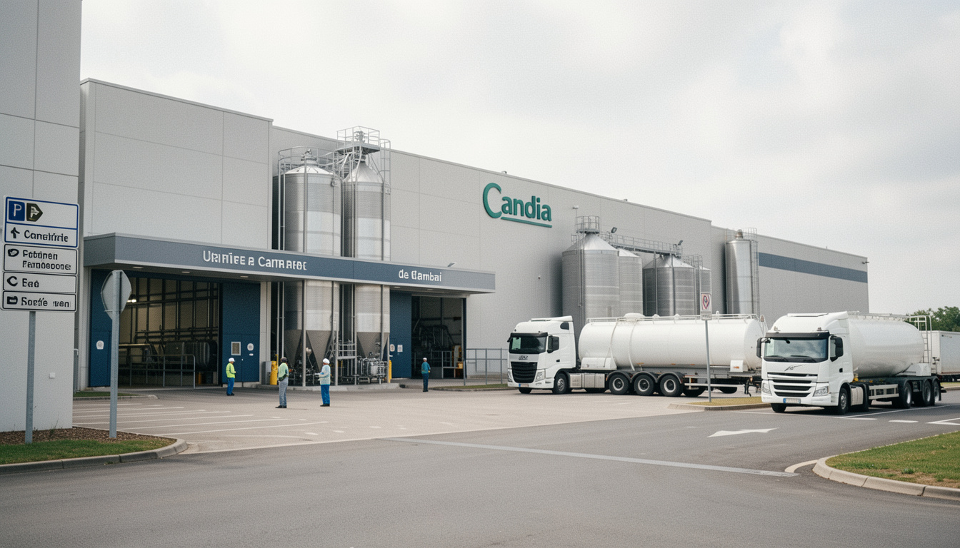 L’usine Candia de Cambrai et son rôle dans la filière