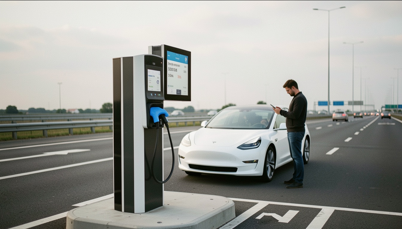 Prix de la recharge électrique sur autoroute