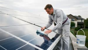 Entretien des panneaux solaires et baisse de rendement