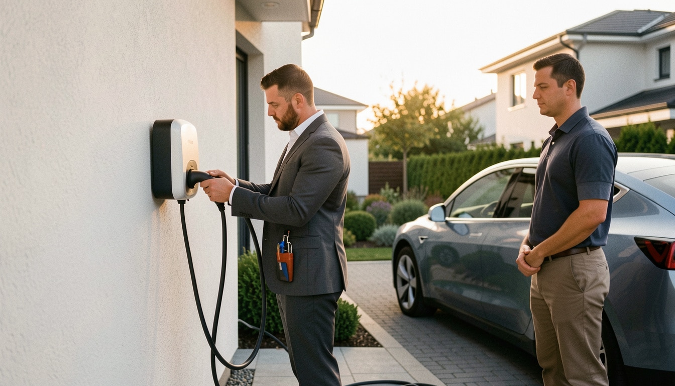 Installer une borne de recharge pour voiture électrique