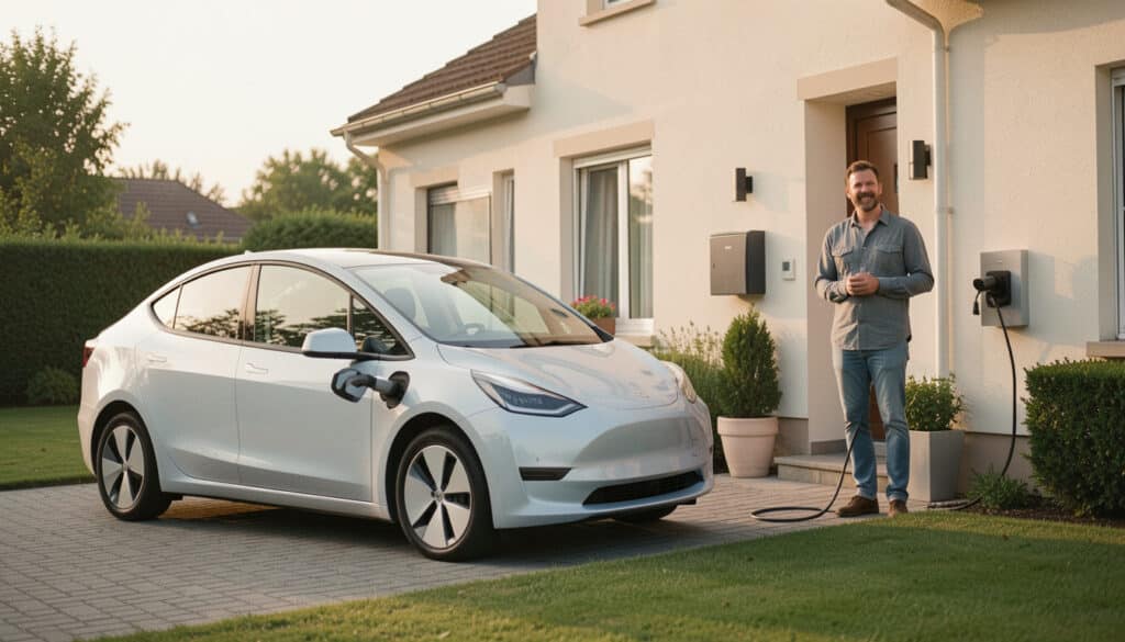 Recharger sa voiture électrique chez un particulier